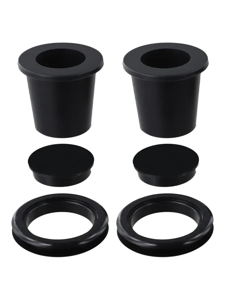 Patio Umbrella Hole Ring & Wedge Cover Set | 2 Sets Silicone