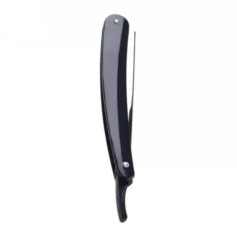Manual Shaver, Two Color, Professional Stainless Steel Sharp, Shave Beard Cutter, Folding Shaving Knife, Salon Razor Holder Peaceful Pleasures Health and Wellness China Mainland 01-black