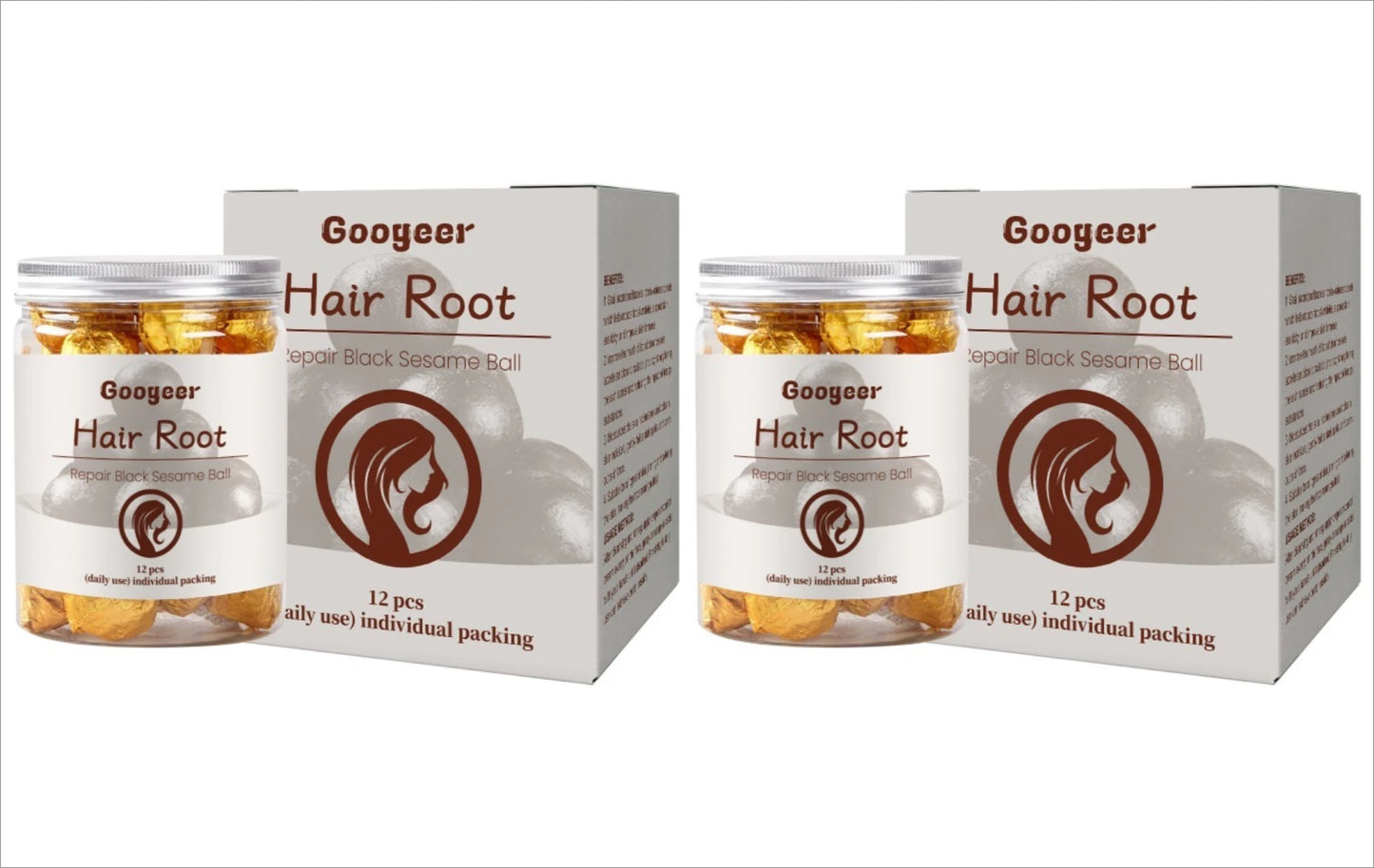 Black Sesame Follicle Care Balls – Scalp & Hair Support (12 ct)
