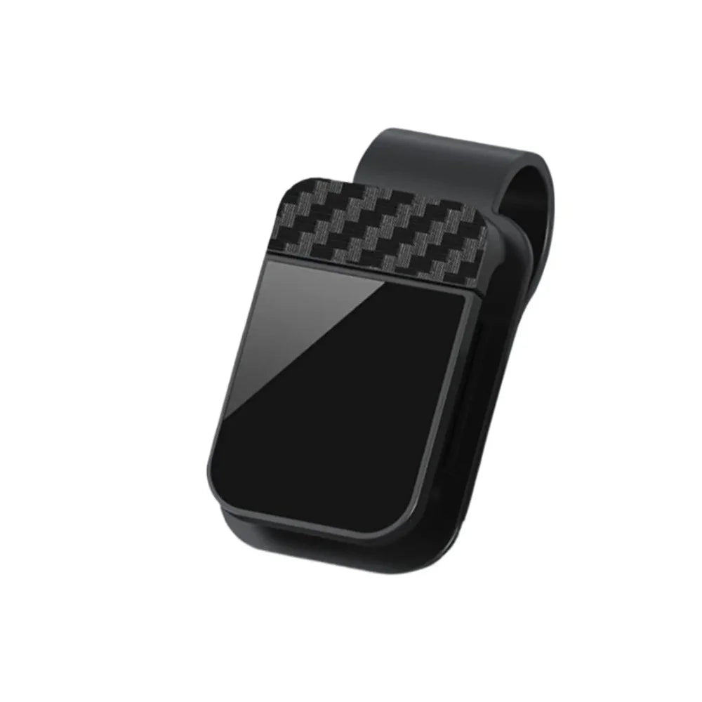 Car Sun Visor Glasses Clip | Carbon Fiber Sunglasses Holder