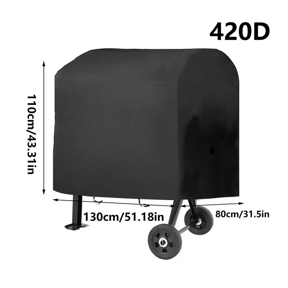 Waterproof Concrete Mixer Cover 130x80x110cm UV Resistant Heavy Duty Oxford Dustproof Protector For Outdoor Yard All Weather Peaceful Pleasures Health and Wellness 420D