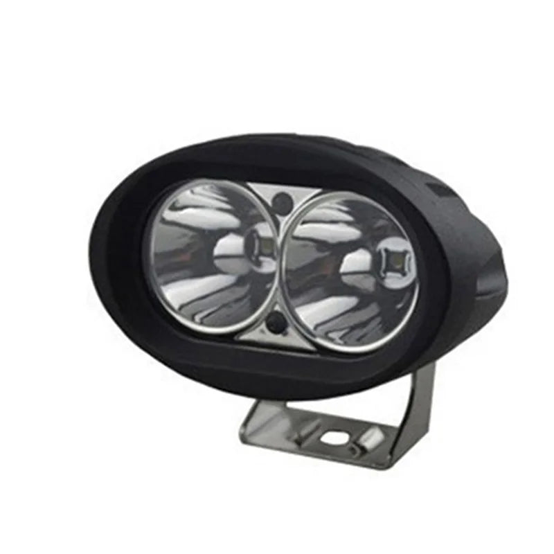 20w Oval LED Car Light Auxiliary Lighting 12-85v Spotlight Warning Lamp For Off-Road Vehicle Motorcycle Car Accessory Peaceful Pleasures Health and Wellness White