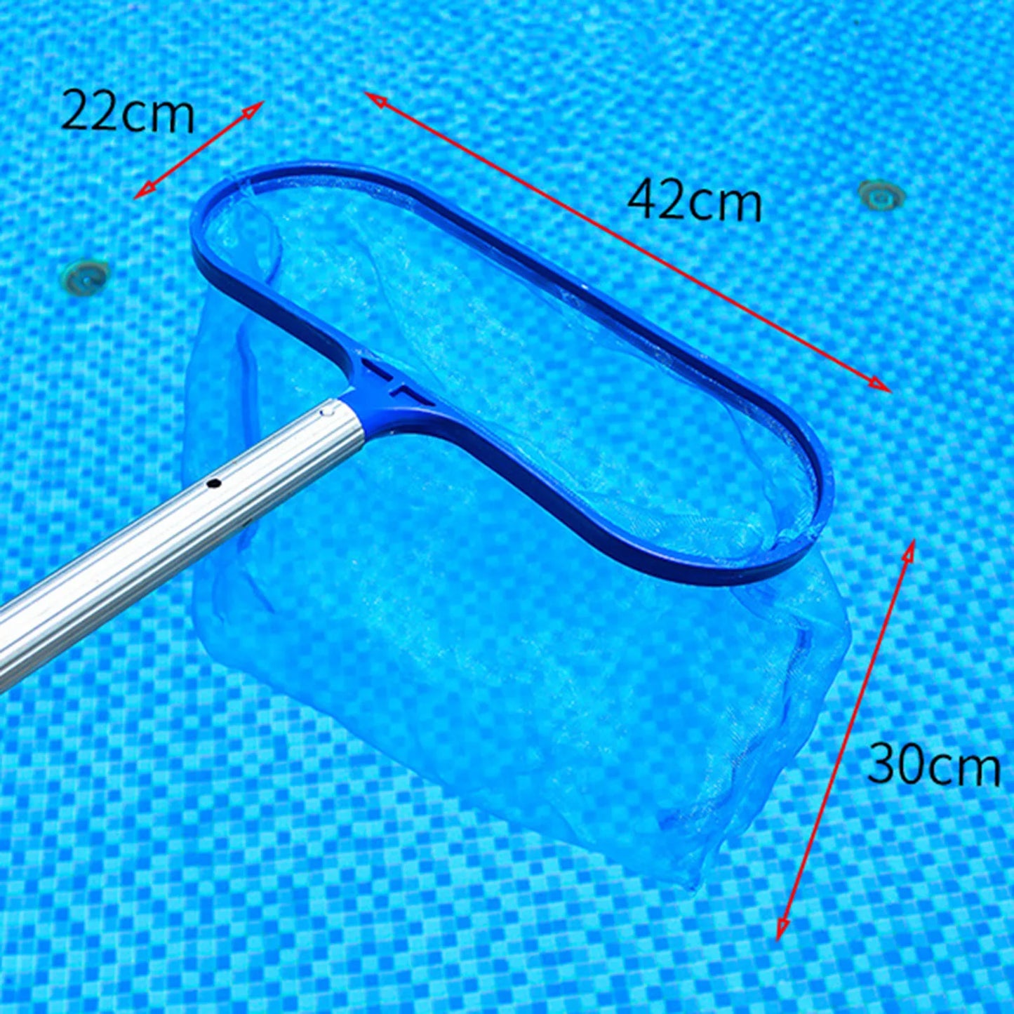 Leaf Skimmer Swimming Pools Skimmer Net Rubbish Cleaning Rake Leaf Mesh Deep Bag SPA Pond Leaves Cleaning Net Pool Accessories Peaceful Pleasures Health and Wellness C