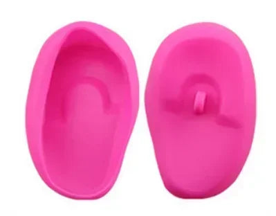 Silicone Ear Covers for Hair Dye | Reusable Salon Earmuffs