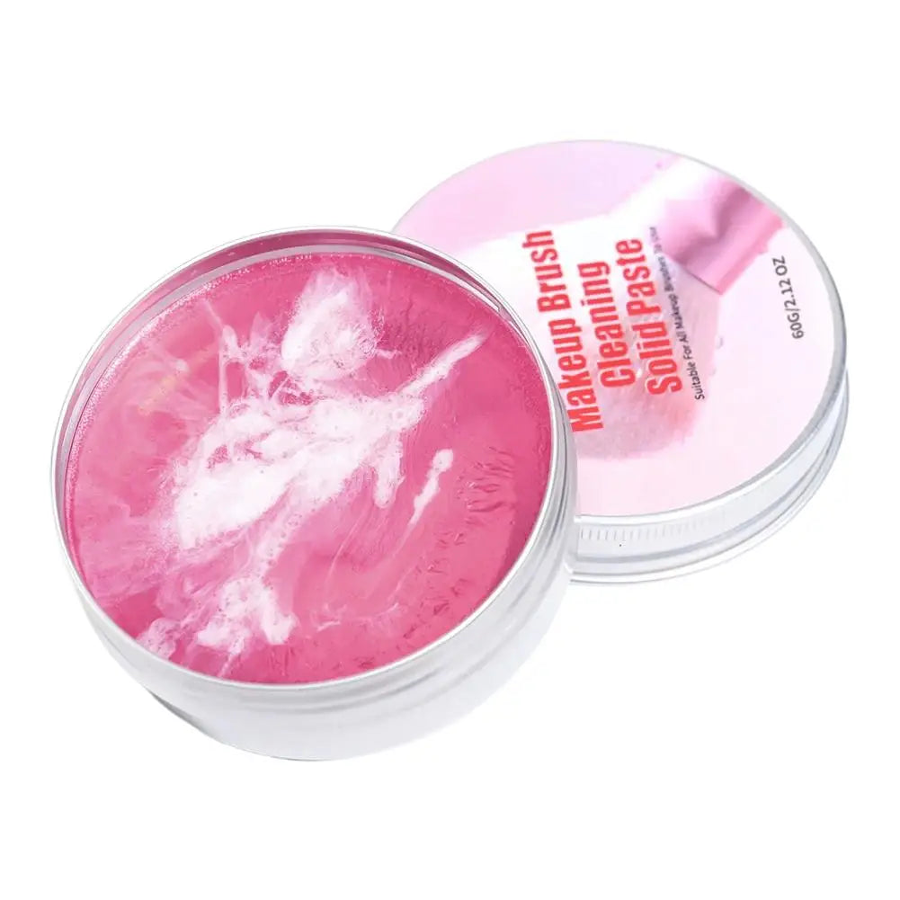 Makeup Brush Cleaner Soap with Silicone Mat – 60g/100g Peaceful Pleasures Health and Wellness D-60g