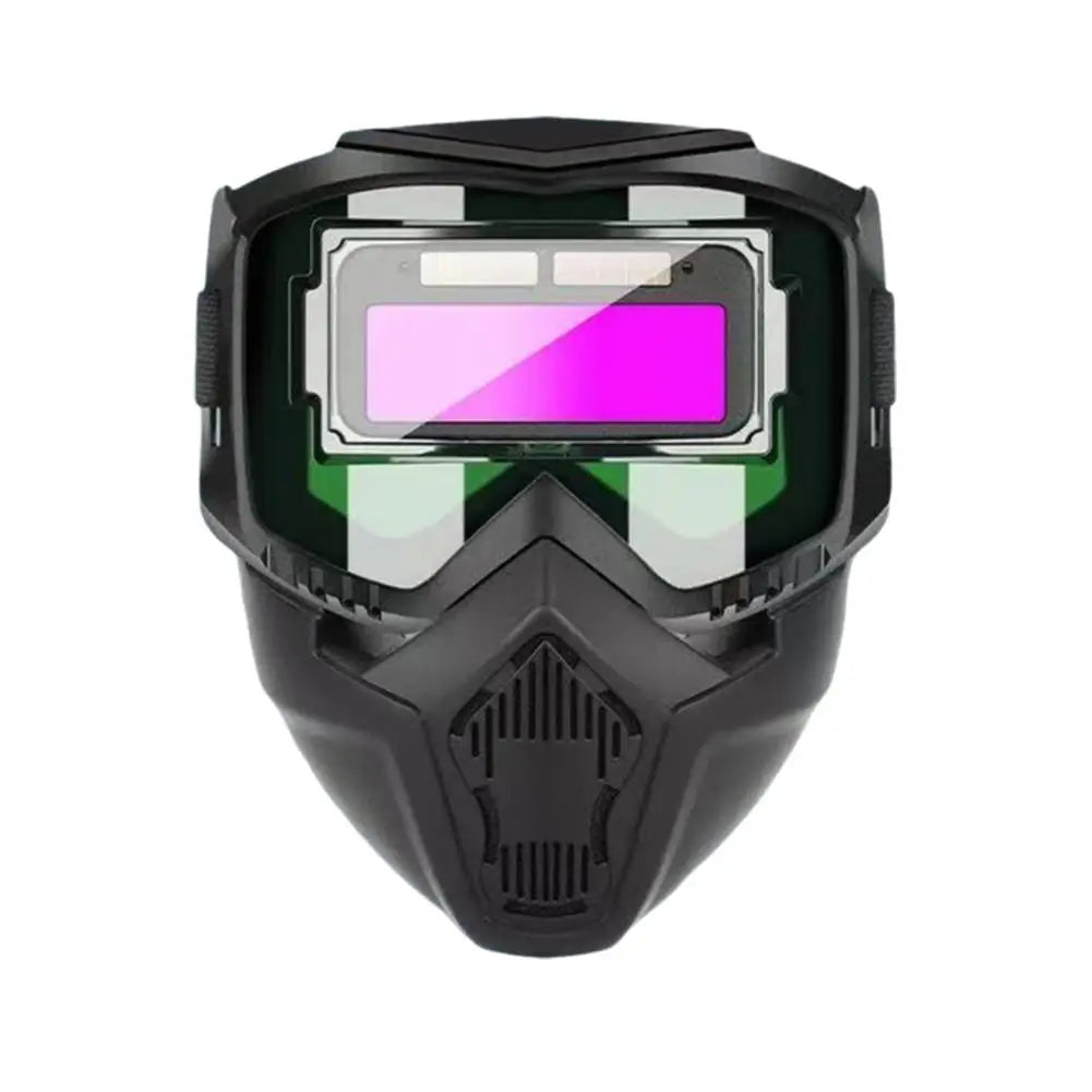 Auto-Darkening Welding Helmet – Anti-Glare Head-Mounted Mask