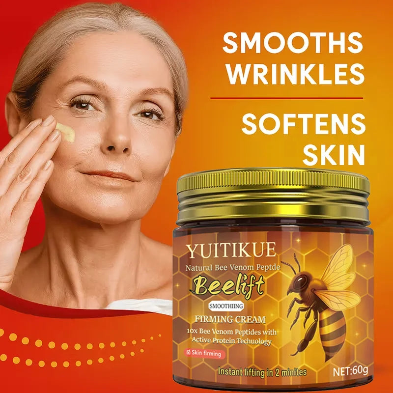 YUITIKUE Bee Venom Cream 60g – Instant Lift & Anti-Wrinkle Anti-Aging Face Cream Peaceful Pleasures Health and Wellness