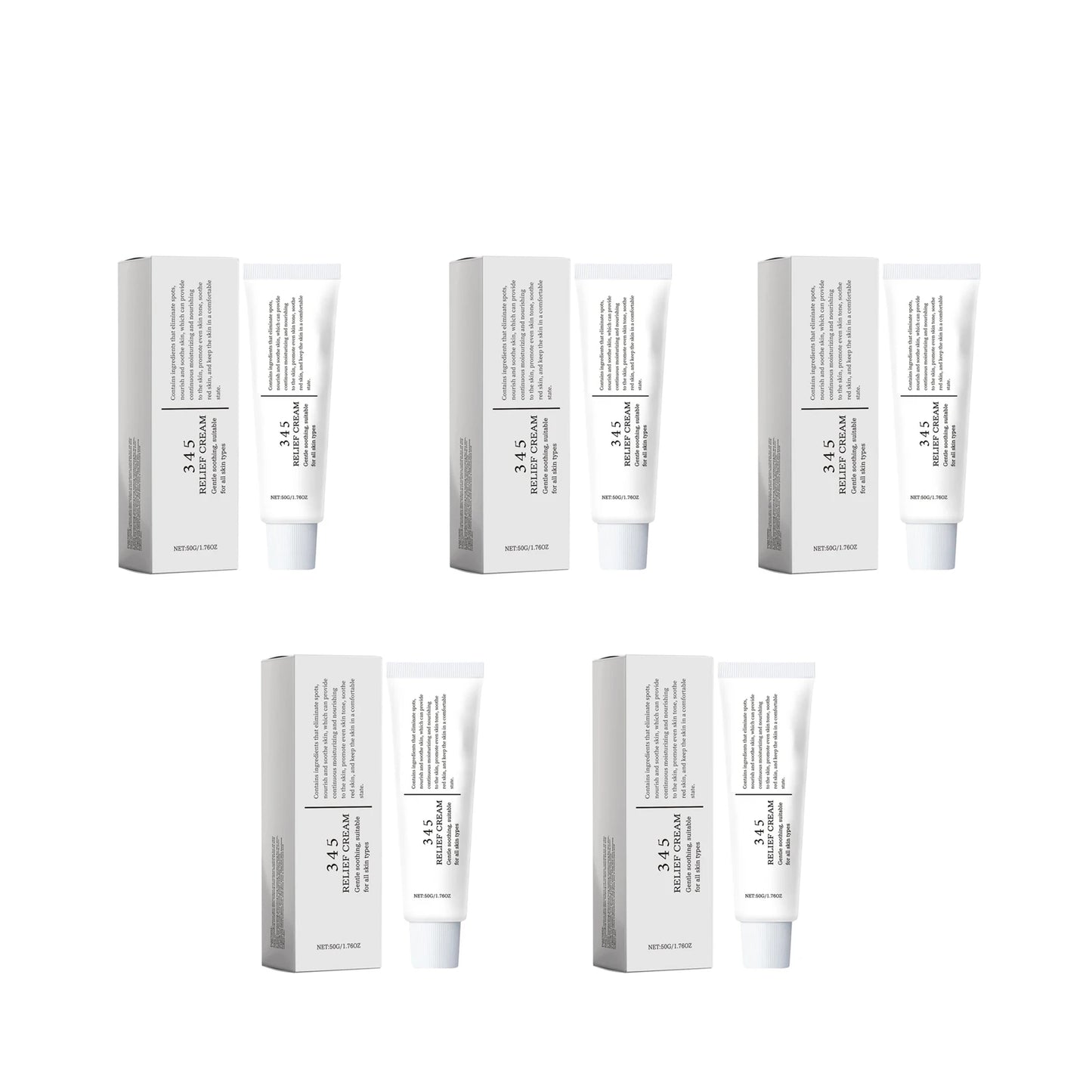 345 Relief Cream – Antioxidant Brightening Blemish Moisturizer 50g