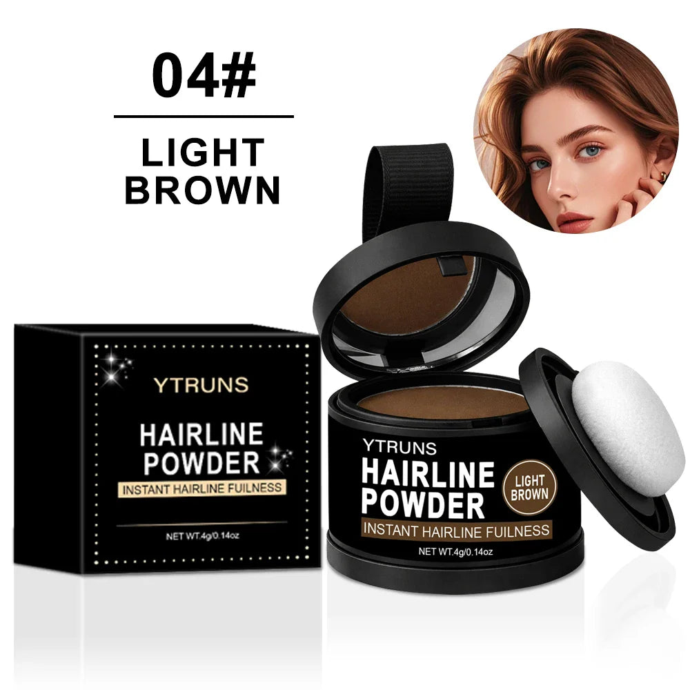 YTRUNS Hairline Powder Medium Brown | Root Touch-Up Shadow 4g