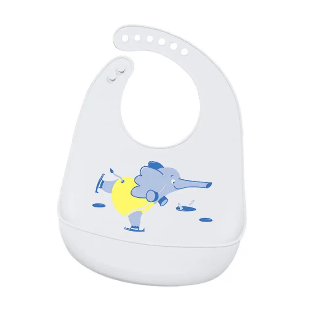 Silicone Baby Bib – Waterproof, BPA-Free, Large Food Catcher