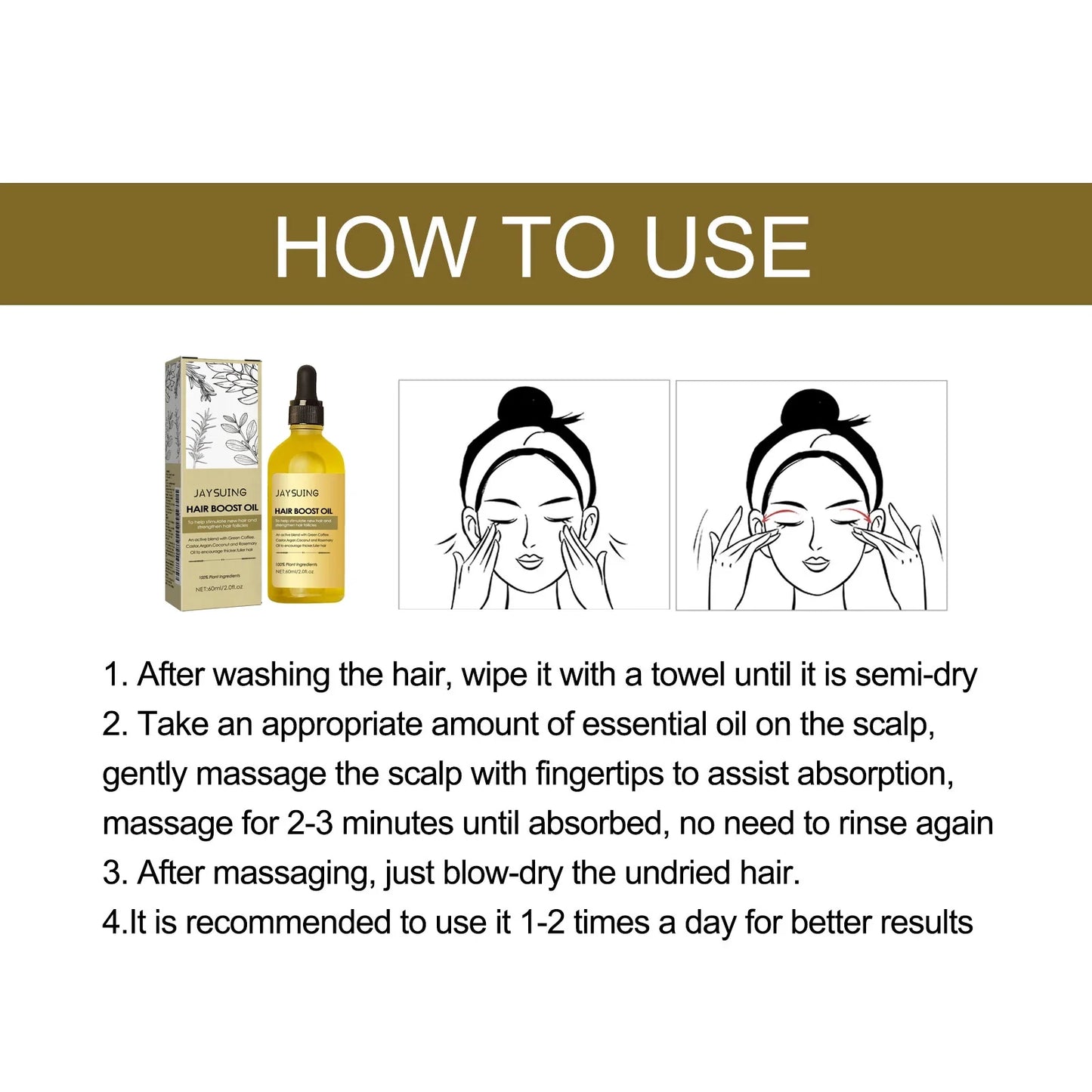Rosemary Hair Growth Oil – Thicken, Strengthen & Scalp Serum