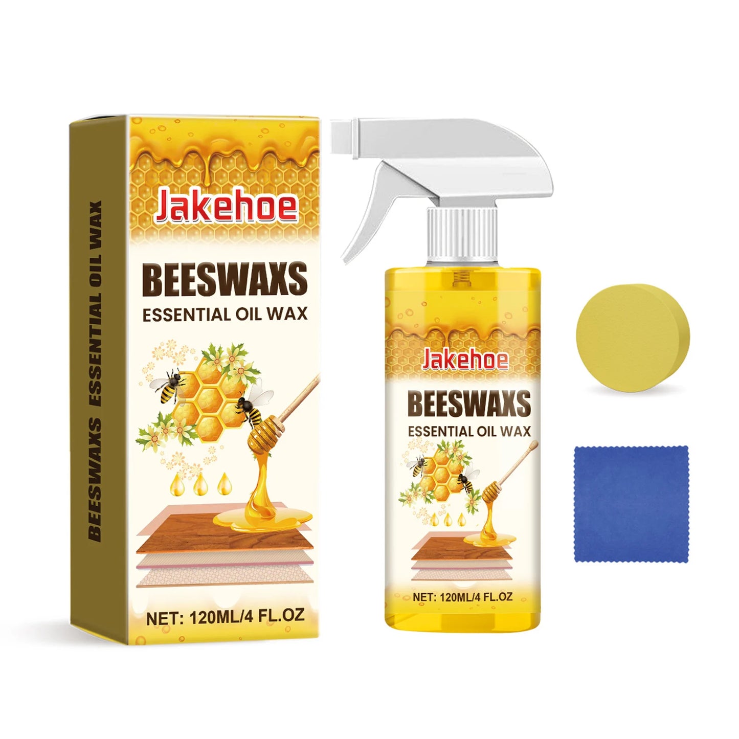 Furniture Polish Beewax Spray Natural Beeswax Spray For Wood Furniture Polish Scratch Wear Repair Long Lasting Protective Liquid Peaceful Pleasures Health and Wellness 1pcs