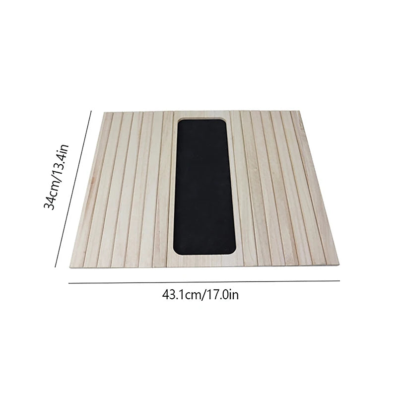 Bamboo Sofa Arm Tray Table | Anti-Slip Armrest Organizer Sofa Arm Tray Peaceful Pleasures Health and Wellness
