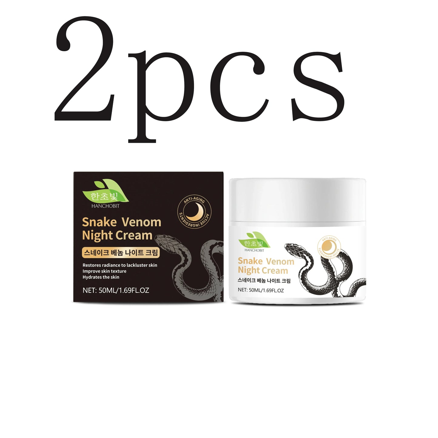 Hanchobit Snake Venom Night Cream – 50ml Deep Nourishment