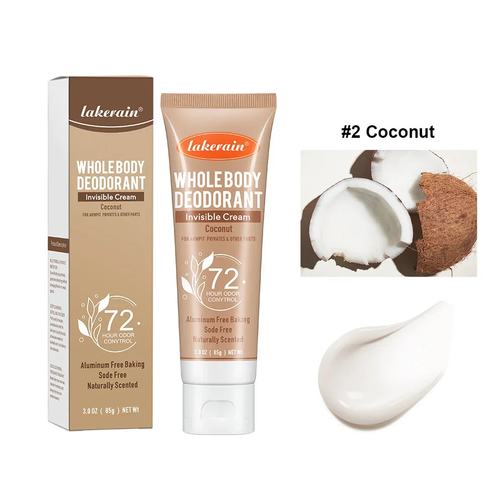 72-Hour Fruit Scented Body Deodorant Cream – Aluminum-Free