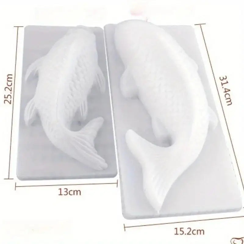 Unleash Culinary Creativity Enchanting Koi Shaped Silicone Mold Its