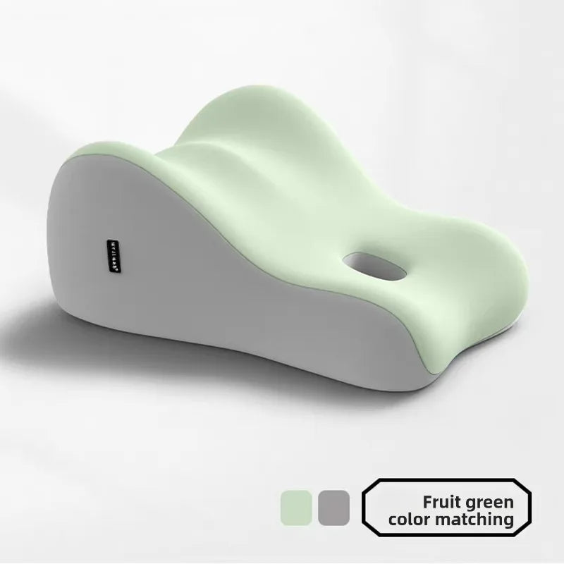 Intimacy Support Wedge Pillow for Couples Memory Foam Positioning Cushion for Back Neck & Waist Pain Relief with Washable Cover Peaceful Pleasures Health and Wellness Green