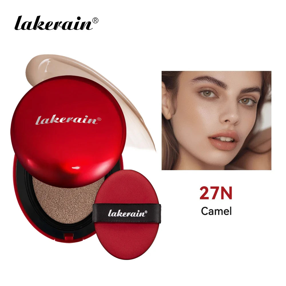 Lakerain Cushion Foundation – Full Coverage, SPF, 72H Wear