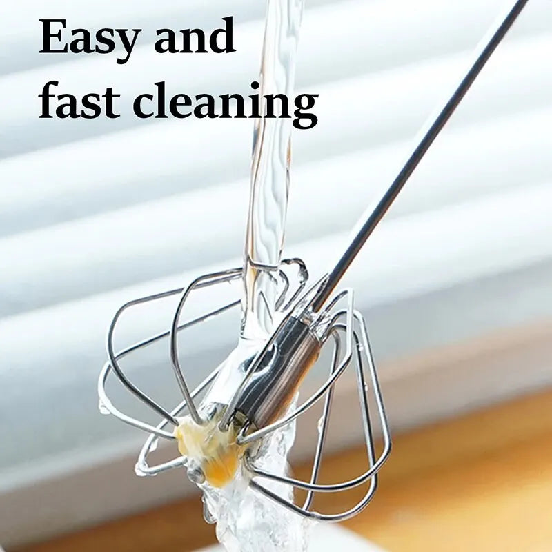 Semi Automatic Egg Beater Rotating Cream Egg Mixer Household Manual Egg Beater Baking Tool Kitchen Tools Peaceful Pleasures Health and Wellness