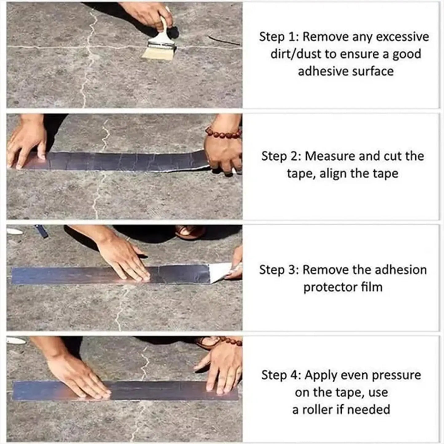 Butyl Rubber Waterproof Tape 1.5mm – RV Roof, Pipe & Gutter Seal