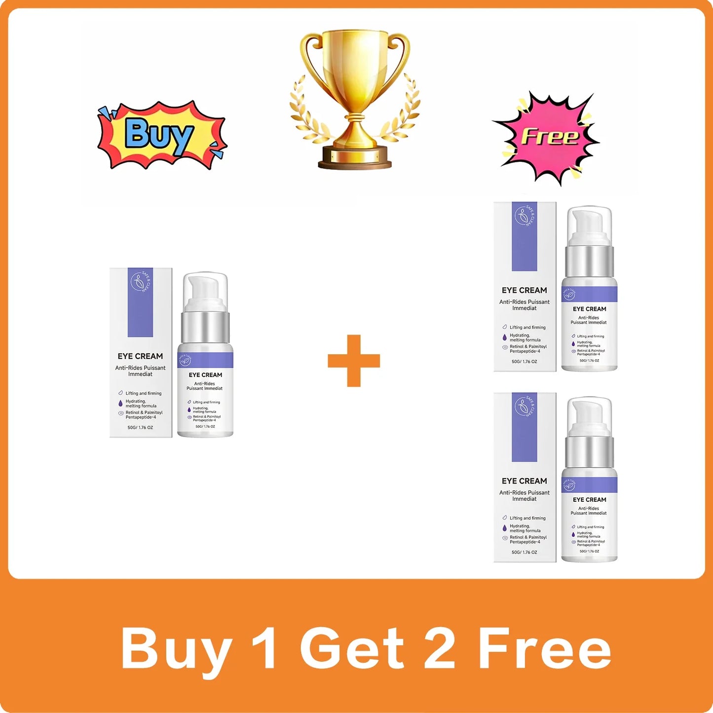 Retinol Eye Cream – Firming, Hydrating & Dark Circle Minimizer