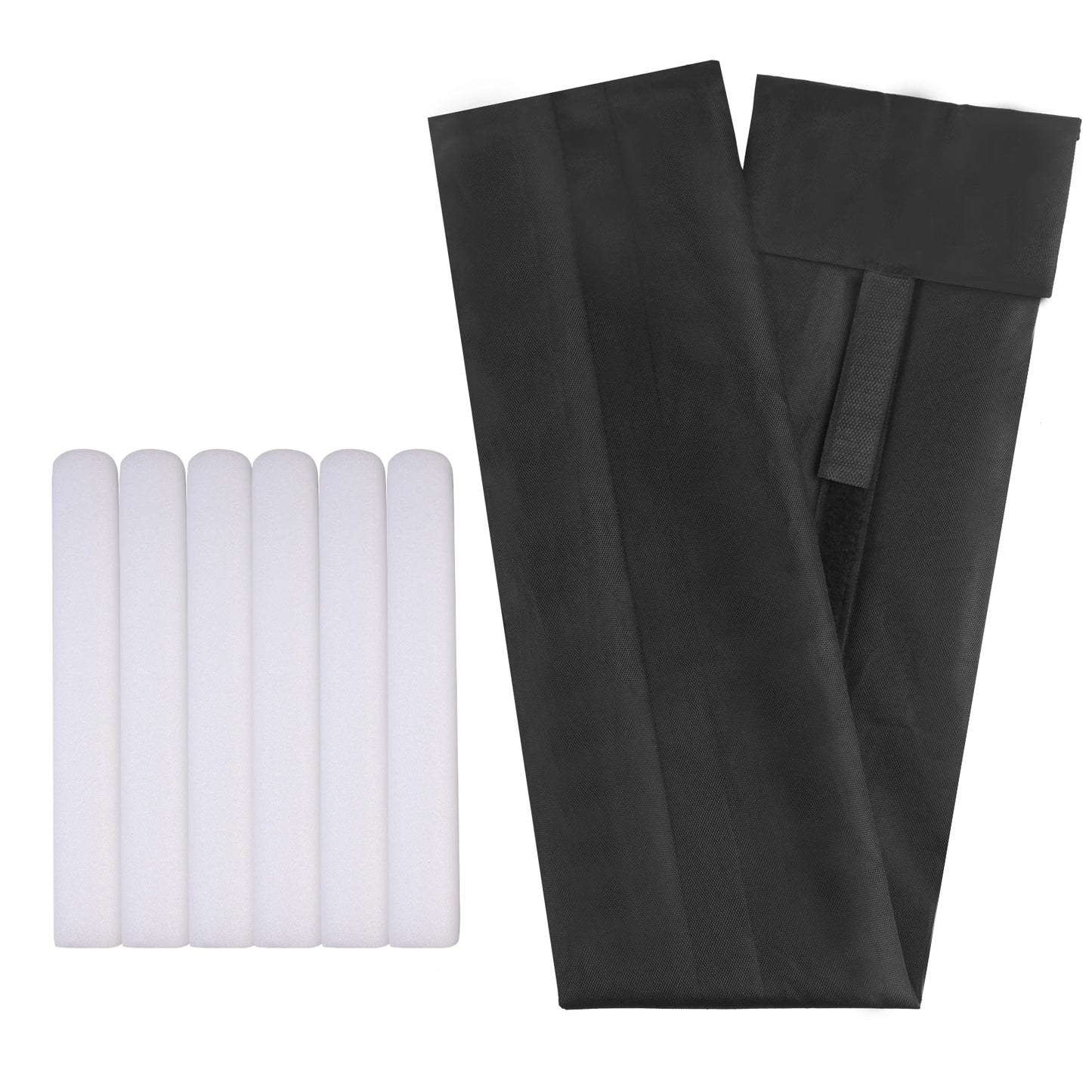 1x Windproof Seal Strip Draught Excluder Stopper for Door Bottom Guard Double Protector Adjustable Dustproof Blocker Gap Sealer Peaceful Pleasures Health and Wellness black 90CM 17CM