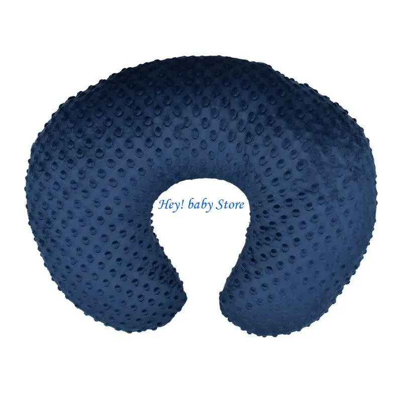 Stretchy Nursing Pillow Cover | Soft Minky, Large Zipper, 22.5"