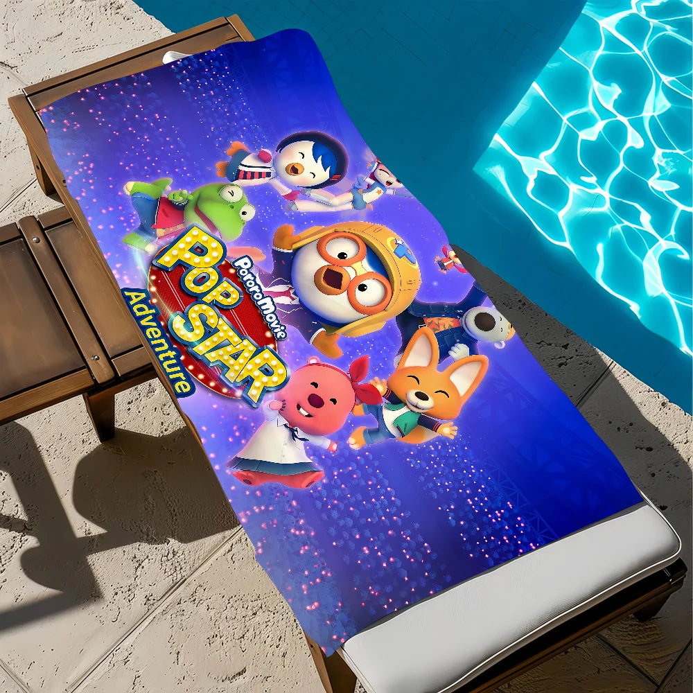 Cute Penguin Quick-Dry Beach Towel | Sports Travel Towel