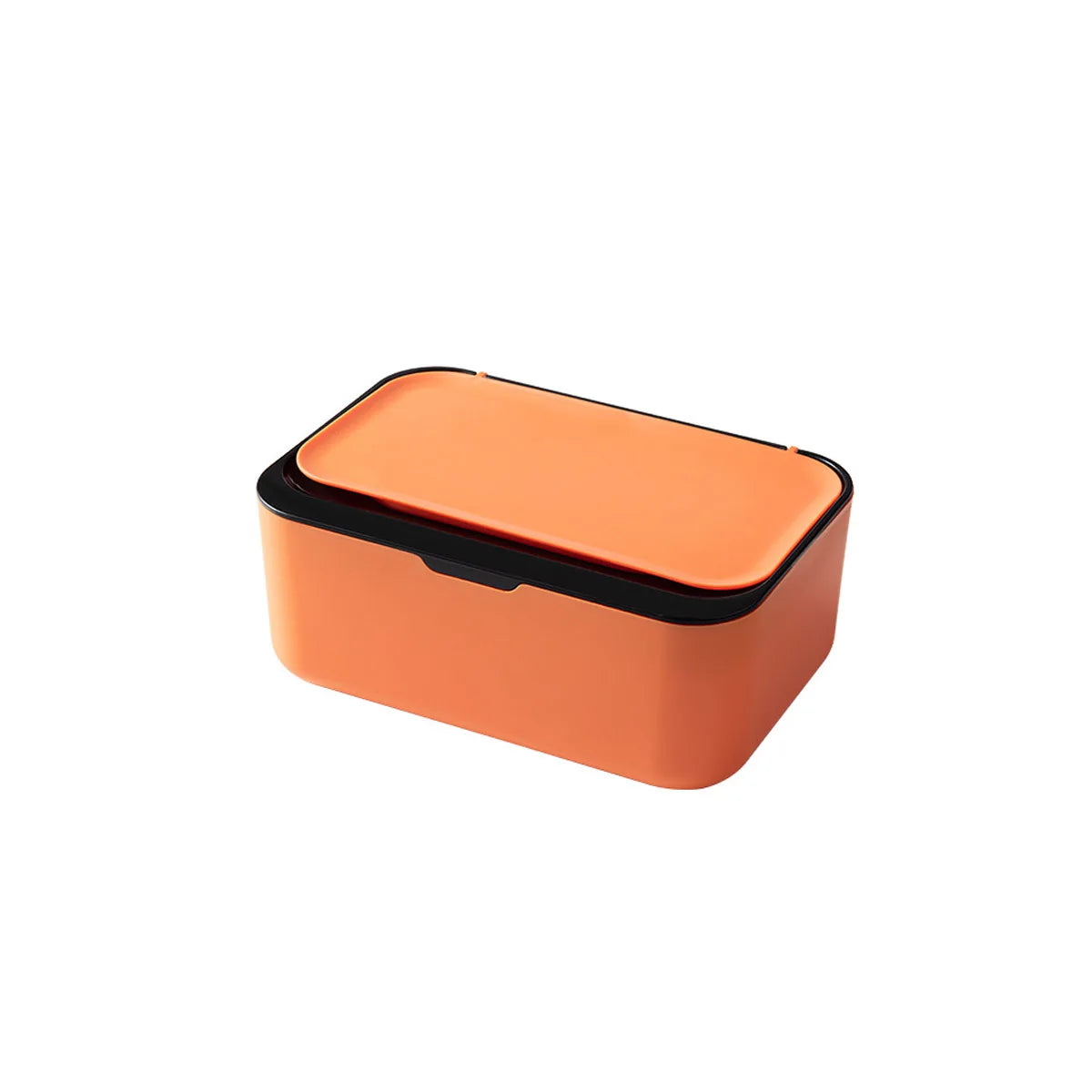 1Pcs Wet Wipes Dispenser with Lid Dustproof Tissue Storage Box for Home Office Wet Tissue Mask Storage Box Desktop Organizer Peaceful Pleasures Health and Wellness Orange