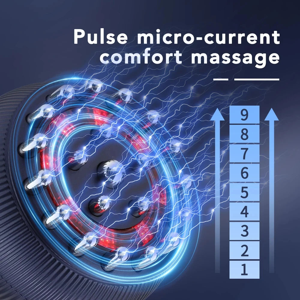 Rechargeable Wireless Guasha Massager, Heating Scraping Brush for Body Shaping & Drainage, Fat Burner Massage Tool Peaceful Pleasures Health and Wellness