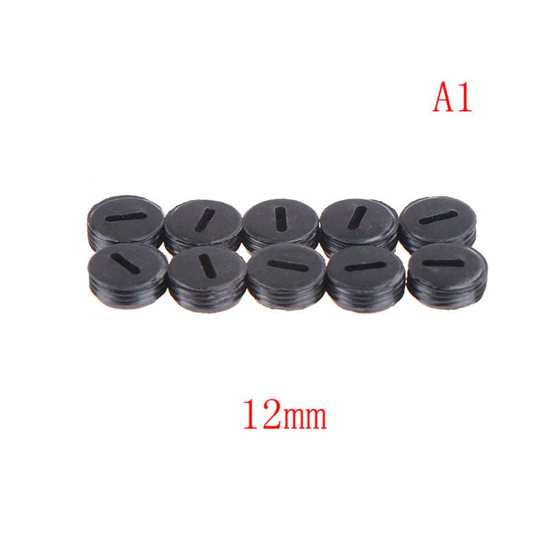 10Pcs Carbon Brush Holder Caps 12–22mm | Power Tool Covers