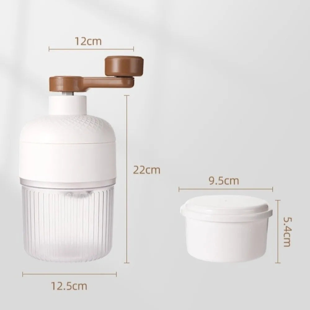 Manual Hand Crank Ice Crusher | Portable Shaved Ice Maker