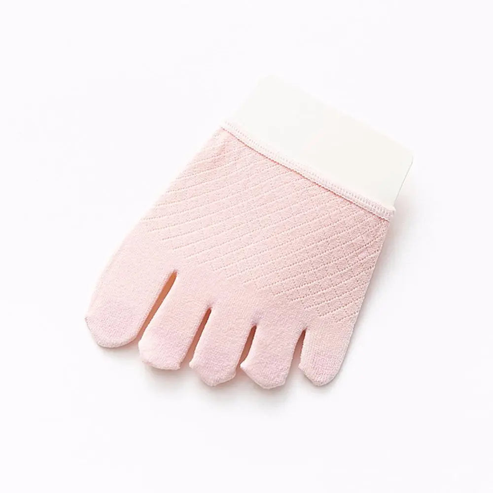 Women's Invisible Non-Slip Open Toe Mesh Cotton Liner Socks