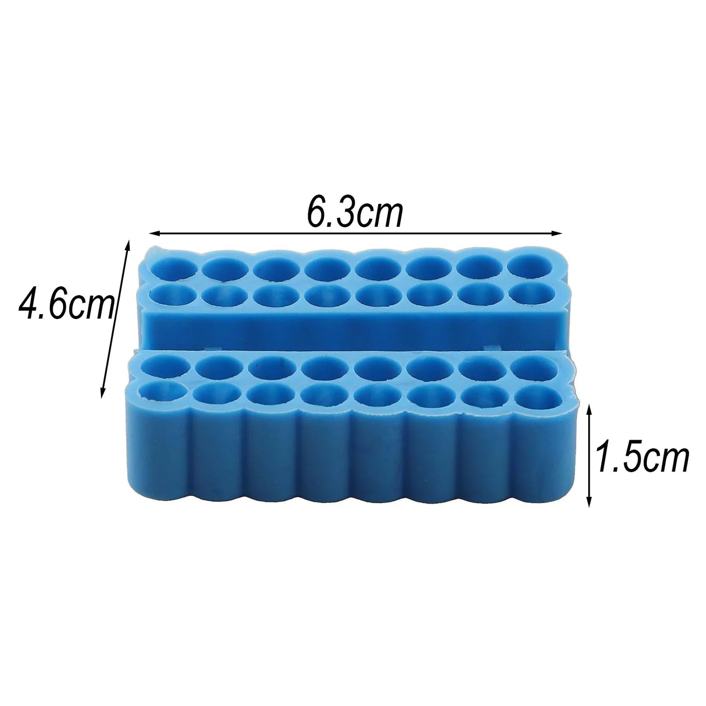 Bit Holder 32 Holes Organiser Screwdriver Drill Storage Shank Box