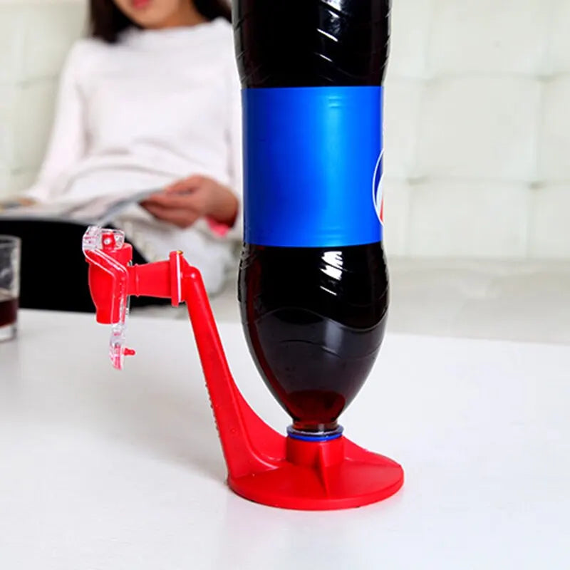 Creative Manual Pressurized Carbonated Beverage Machine To Drink Portable Cola Drinker Upside Down To Drink Soda Water Peaceful Pleasures Health and Wellness