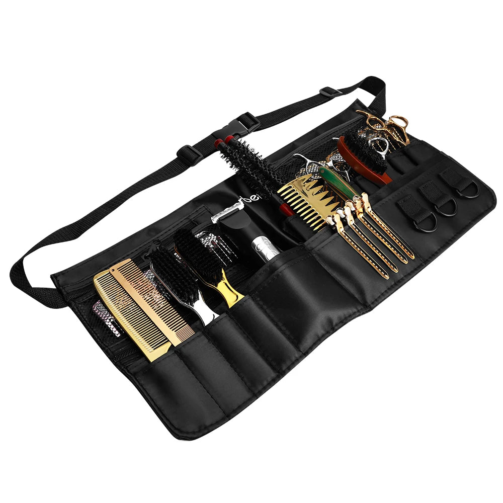 Multi-Pocket Barber Waist Tool Bag, Adjustable Salon Hairdressing Scissors Combs Organizer Belt Pouch For Hairstylists Peaceful Pleasures Health and Wellness