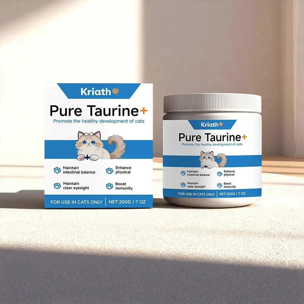 Taurine Powder For Cats Gentle Formula Supports Heart, Vision Overall Health Daily Care Supplement For Comfort And Well-Being Peaceful Pleasures Health and Wellness