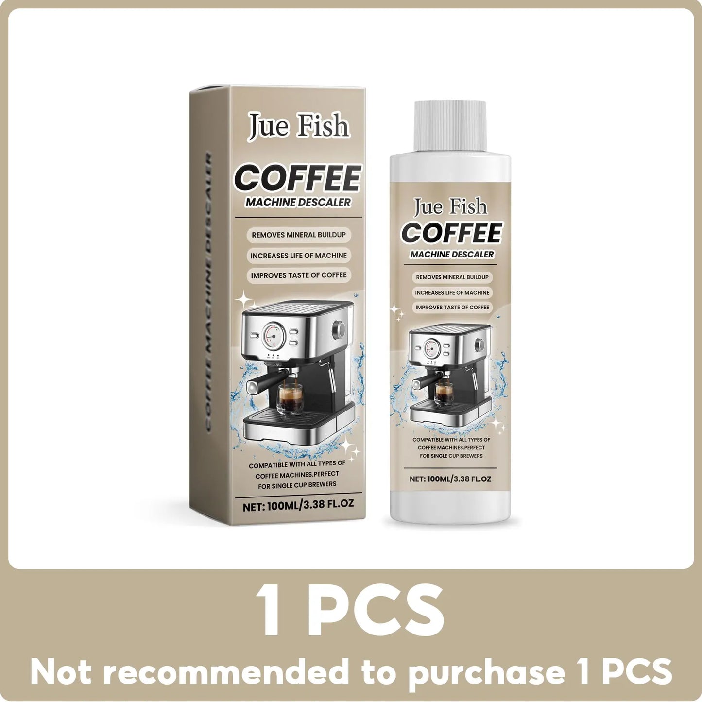 Coffee Maker Cleaner & Descaler | Remove Scale, Stains & Odors