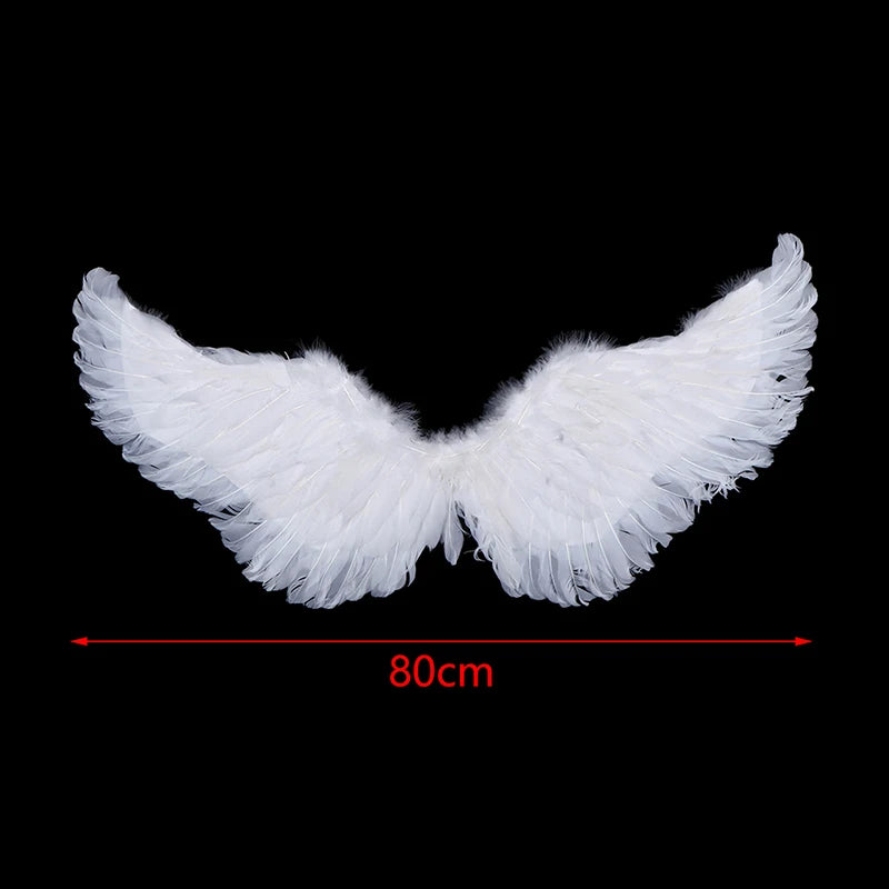 Kids White Angel Feather Wings – Swallow Costume for Halloween