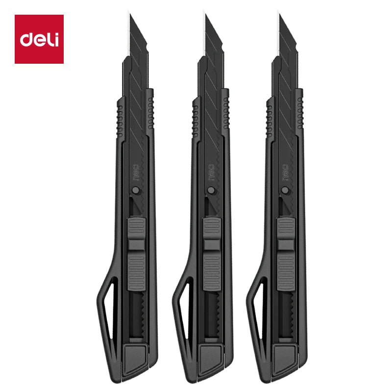 Deli Heavy Duty Utility Knife SK5 Steel 9mm/18mm Box Cutter