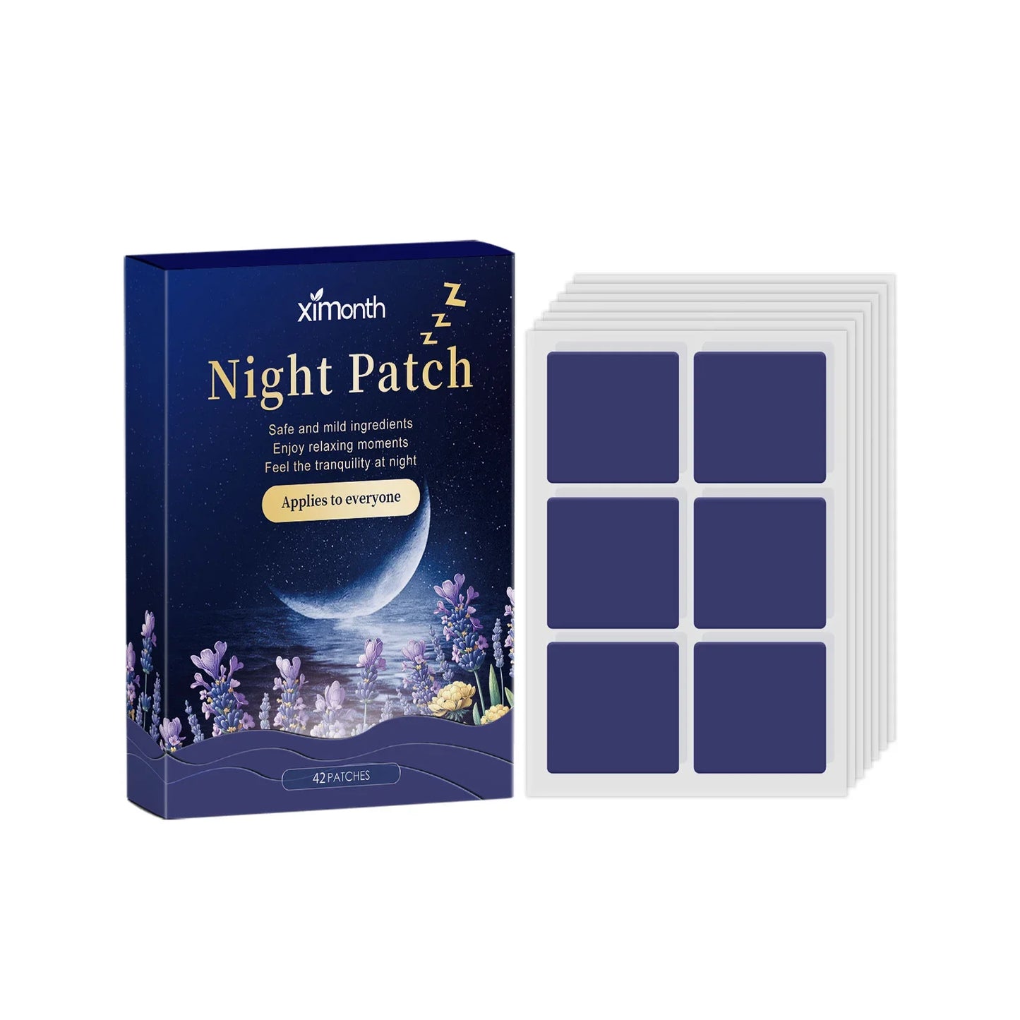 Lavender Sleep Patch, Night Cream & Pillow Spray Gift Set