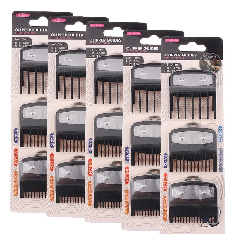 Hair Clipper Guards 1.5mm 3mm 4.5mm – Guide Comb Attachments