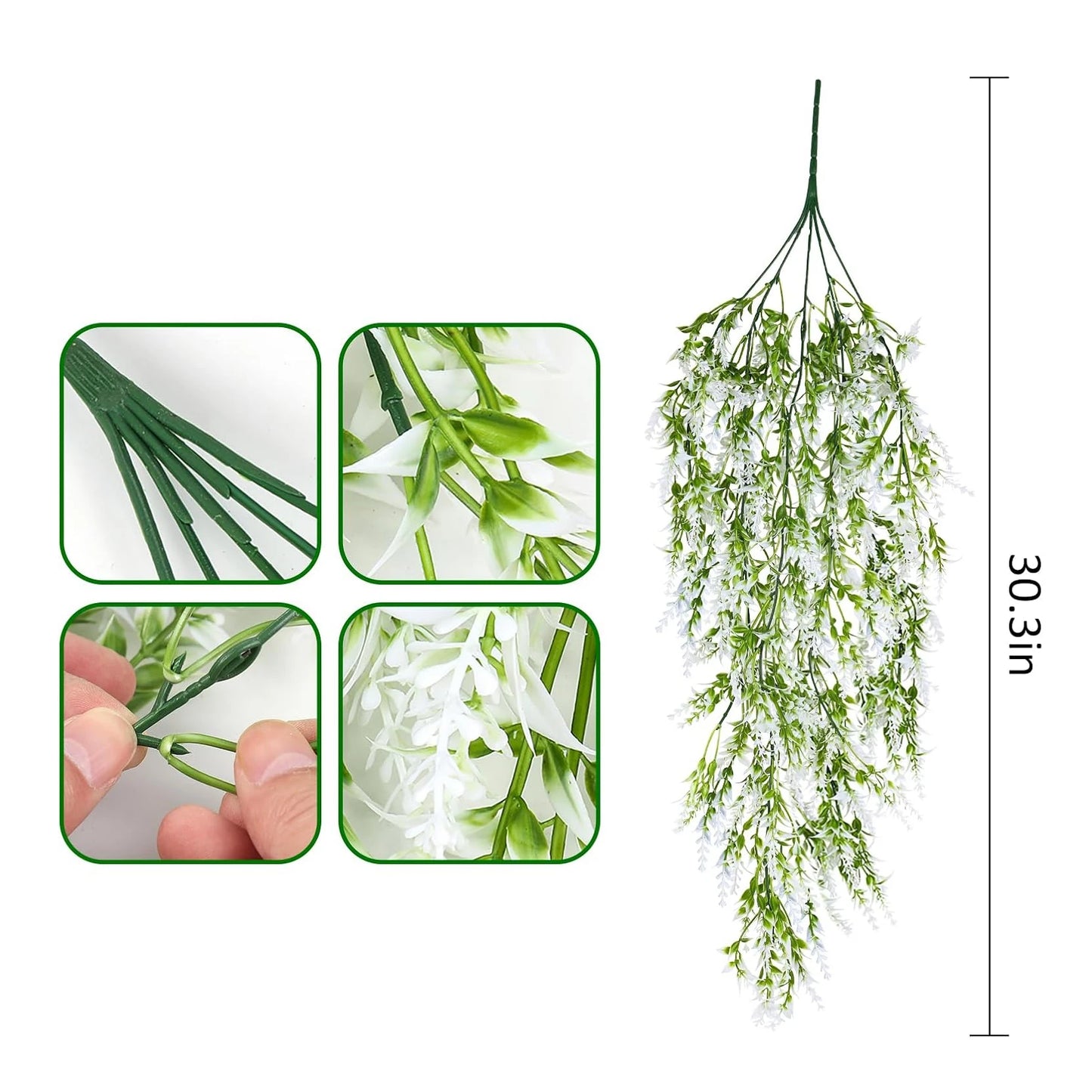 Artificial Eucalyptus Camellia Vine – Wedding & Home Decor
