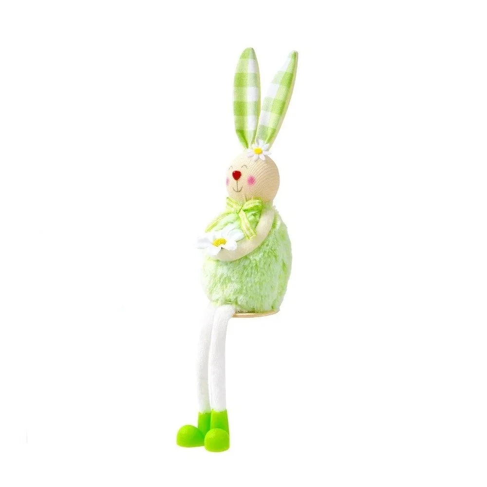 Easter Bunny Plush Doll | Soft Long-Leg Rabbit Figure Decor