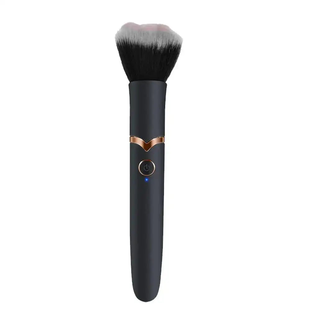 Electric Vibrating Makeup Brush – 10-Speed Rotating Peaceful Pleasures Health and Wellness D