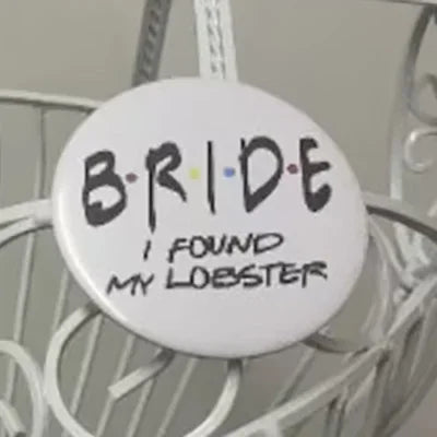 Friends Theme Bride I Do Crew Button Pins | Bachelorette Party Bachelorette Party Pin Peaceful Pleasures Health and Wellness bride