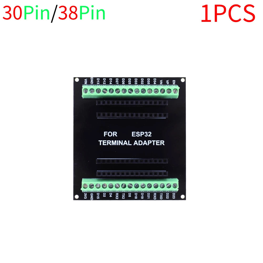 1-10PC Expansion Board for ESP32 CP2102 NodeMCU-32S Lua 30/38Pin GPIO 1 Into 2 Dual Core CPU GPIO WiFi Bluetooth Low Power Modul Peaceful Pleasures Health and Wellness 1PCS 38Pin