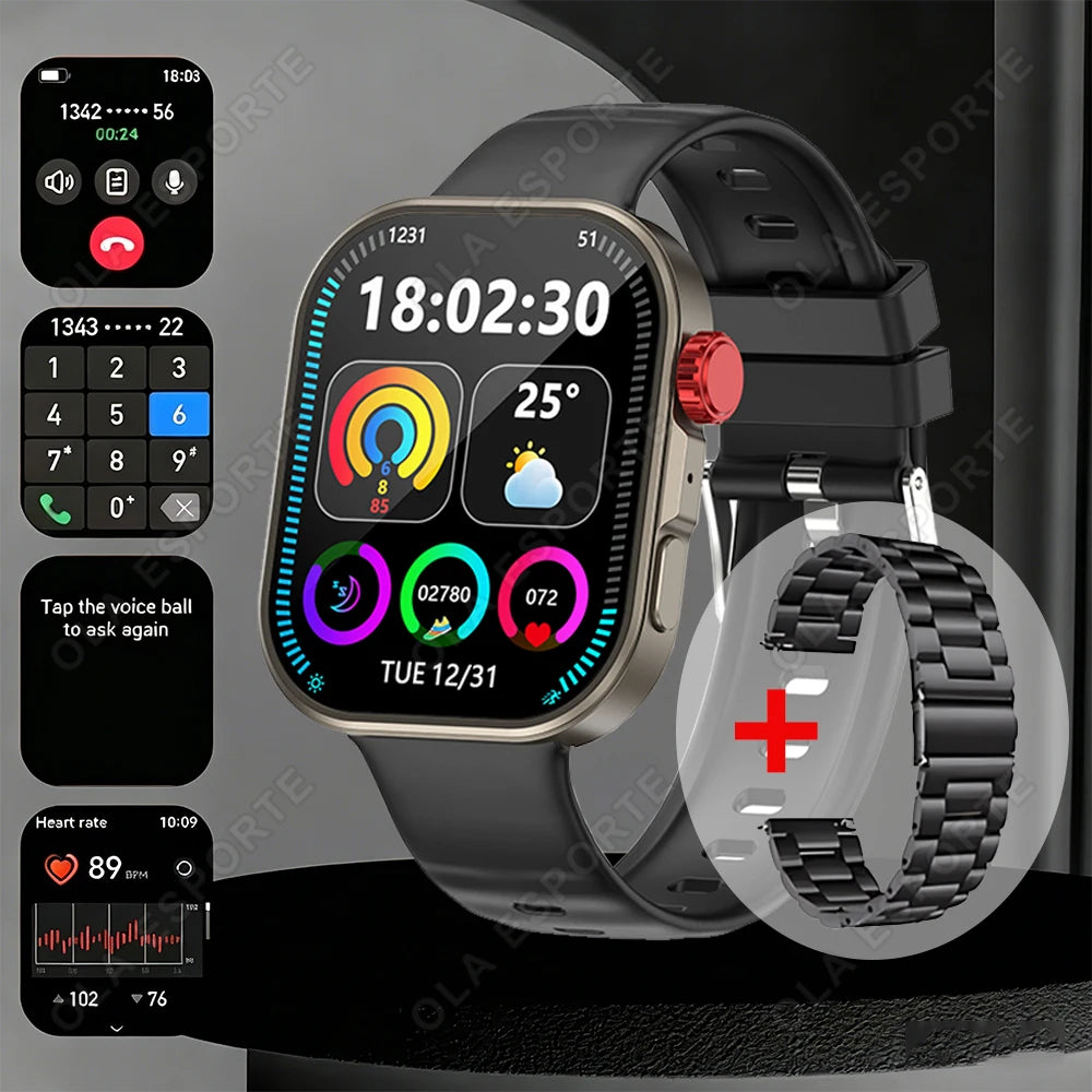 HW12 Bluetooth Smartwatch | Calling, Multi-Sport & Health Tracking