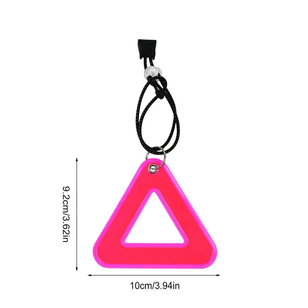 Triangle Reflective Pendants High Visibility Safety Reflector Bike Gear for Night Running Hiking Camping Outdoor Commuting Peaceful Pleasures Health and Wellness 03