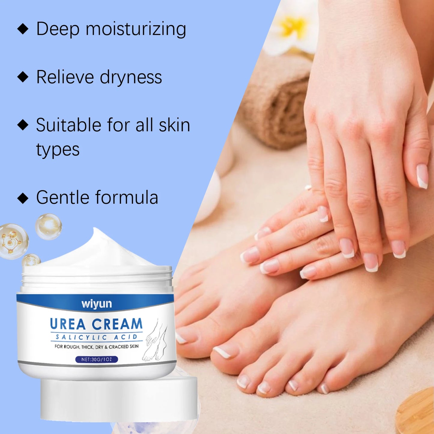 WIYUN Hand & Foot Cream – Exfoliating, Hydrating & Nourishing